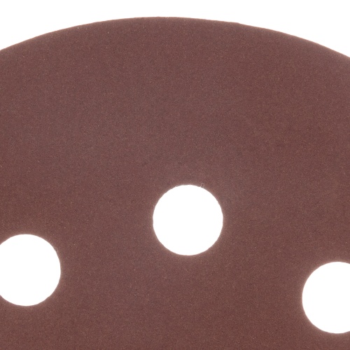 Круг абразивный на ворсовой подложке под "липучку", перфорированный, P 320, 125 мм, 5 шт Matrix фото 3