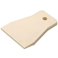 Шпатель резиновый Fit 06885 белый 80 мм