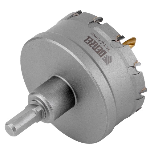 Коронка по металлу твердосплавная, 73 мм Denzel фото 3