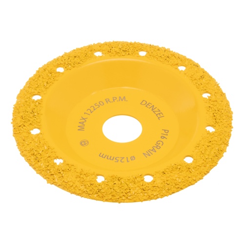 Чашка твёрдосплавная зачистная,125 мм, Наклонная, среднее зерно #16 Denzel фото 3