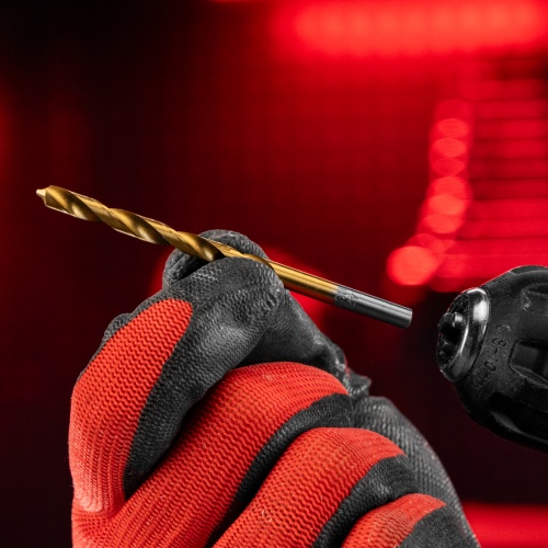 Сверло по металлу, 4.8 мм, HSS, нитридтитановое покрытие, цилиндрический хвостовик Matrix фото 8