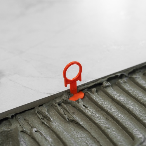 Комплект зажим + клин для системы выравнивания плитки СВП Кольцо, 250/250 шт. в коробе Сибртех фото 2