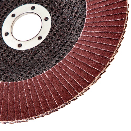 Круг лепестковый торцевой КЛТ-1, зернистость Р 80(16Н) 150 х 22.2 мм, "БАЗ" фото 4