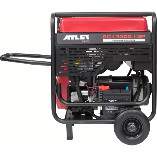 Бензиновый генератор ATLET (11кВт, электростартер, колеса и ручки) SC13000-I-3P фото 6