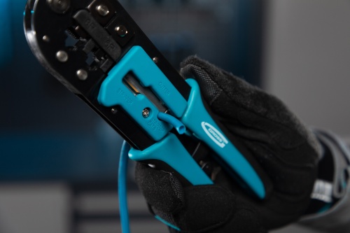 Клещи для обжима телефонных и компьютерных клемм RJ-45, 6P, 8P и RJ-11/12, 6P, 8P Gross фото 9