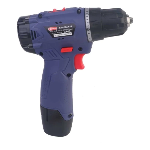 Аккумуляторная дрель-шуруповерт ДИОЛД ДЭА-12ЛИ-09 (эко кейс) 10022165 фото 8 Аккумуляторная дрель-шуруповерт ДИОЛД ДЭА-12ЛИ-09 (эко кейс) 10022165 фото 8