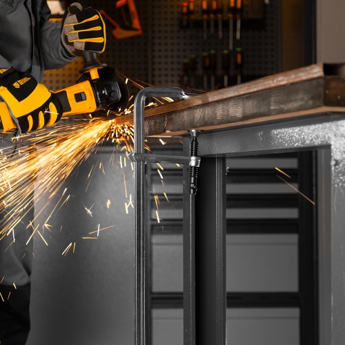 Струбцина F-образная, 100x600мм, кованая Denzel фото 8 Струбцина F-образная, 100x600мм, кованая Denzel фото 8