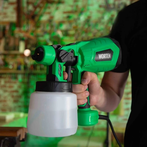 Краскопульт сетевой WORTEN 550Вт, 0,8 л, WS-003 IM КА-90000479 фото 7