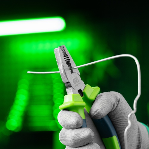 Плоскогубцы комбинированные, 180 мм, двухкомпонентные рукоятки Сибртех фото 10