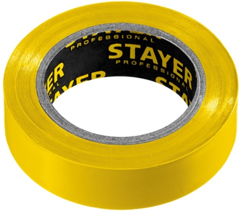 Изолента Stayer Protect-20 12292-Y 19 мм желтая 20 м