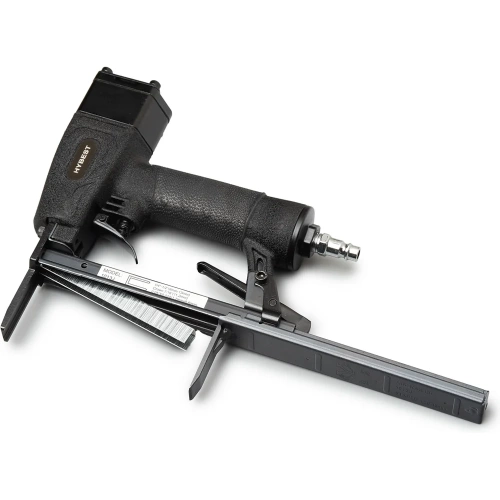 Пистолет скобозабивной Hybest мебельный 1013JL, пневматический, скобы 53F 20Ga, удлиненный HB1013JL фото 3