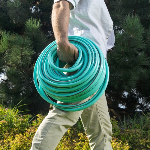Шланг 4 слойный поливочный 1/2", 50 м Мята, LUXE Palisad фото 5