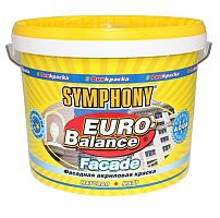 Краска фасадная водоэмульсионная Symphony Euro-Balance Aqua 00-01100258 LAP 3/2,7 л