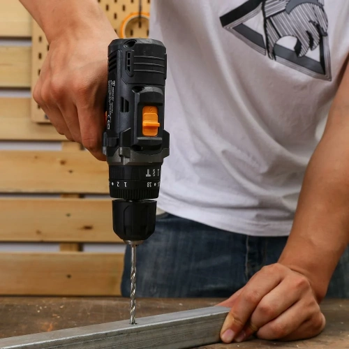 Дрель-шуруповерт ударная аккумуляторная DEKO GCD12DU 12В, 1x1.5Ач 063-4039 фото 7