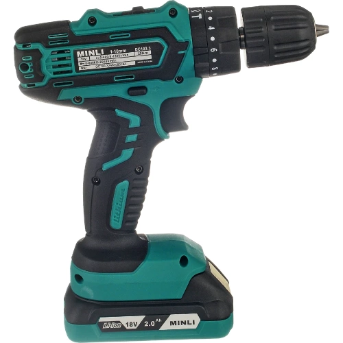 Аккумуляторная ударная дрель-шуруповерт MINLI 10mm 25N.m Li-ion 18Vx2 DC103.3-2.0A фото 6 Аккумуляторная ударная дрель-шуруповерт MINLI 10mm 25N.m Li-ion 18Vx2 DC103.3-2.0A фото 6