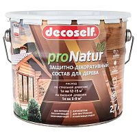 Антисептик лессирующий Pufas Decoself бесцветный 2,7 л