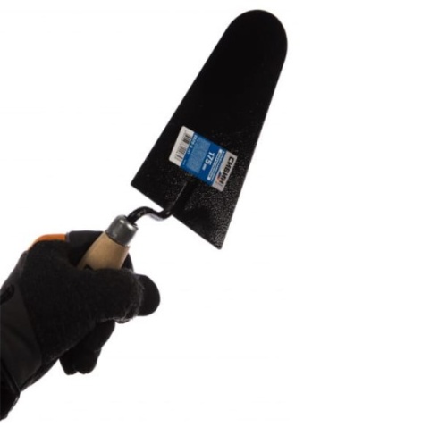 Кельма каменщика Сибин 0820-5_z01 с деревянной усиленной ручкой фото 3