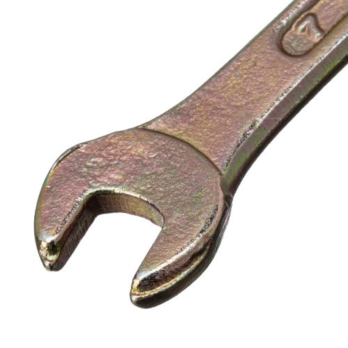 Ключ рожковый, 6 х 7 мм, желтый цинк Сибртех фото 3