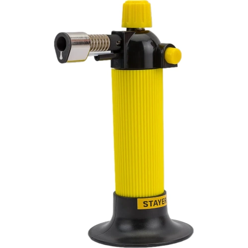 Газовая горелка STAYER MASTER с пьезоподжигом, регулировка пламени, 1000С 55570 Газовая горелка STAYER MASTER с пьезоподжигом, регулировка пламени, 1000С 55570