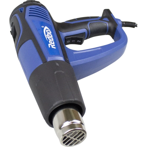 Термопистолет Redbo HG-2300D, 2300Вт; 50-350/60-600С; 300/500л/мин, 2 насадки 40017 фото 5