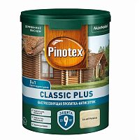 Пропитка-антисептик быстросохнущая 3 в 1 Pinotex Classic Plus ель натуральная 0,9 л