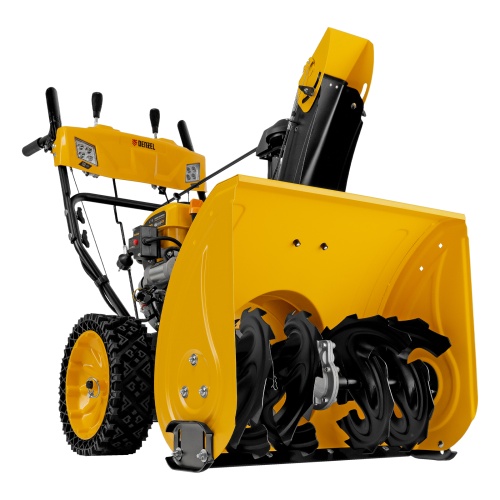 Бензиновая снегоуборочная машина SBM 610S PRO, 212 cc, электростартер, фара, обогрев Denzel фото 2