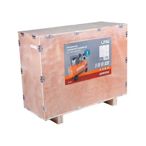 Масляный компрессор с ременным приводом Кратон AC-300-100-BDV 3 01 01 039 фото 9 Масляный компрессор с ременным приводом Кратон AC-300-100-BDV 3 01 01 039 фото 9