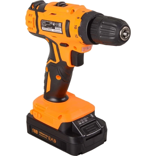 Аккумуляторная дрель-шуруповерт Вихрь ДА-18Л-2К 72/14/9 фото 5