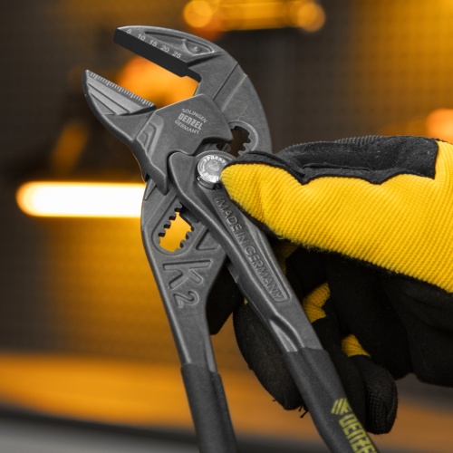 Клещи переставные, кнопочный механизм, обливные рукоятки, сантехнические, 250 мм Denzel фото 10 Клещи переставные, кнопочный механизм, обливные рукоятки, сантехнические, 250 мм Denzel фото 10