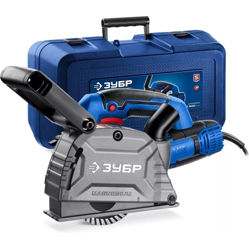 Штроборез (бороздодел) ЗУБР Профессионал d 125 мм, 1600 Вт, 30 мм ЗШ-П30-1600 ПСТК