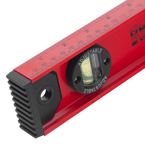 Уровень алюминиевый "Рельс", 800 мм, 3 глазка, усиленный Matrix фото 8