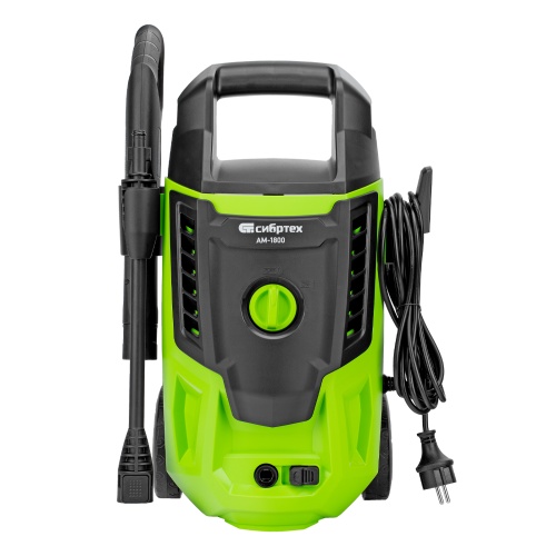 Моечная машина высокого давления АМ-1800, 1800 Вт, 140 бар, 350 л/ч, колесная Сибртех фото 6