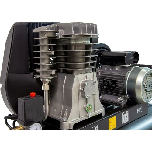 Воздушный ременной компрессор 100л 453л/мин WIEDERKRAFT WDK-91053 фото 10