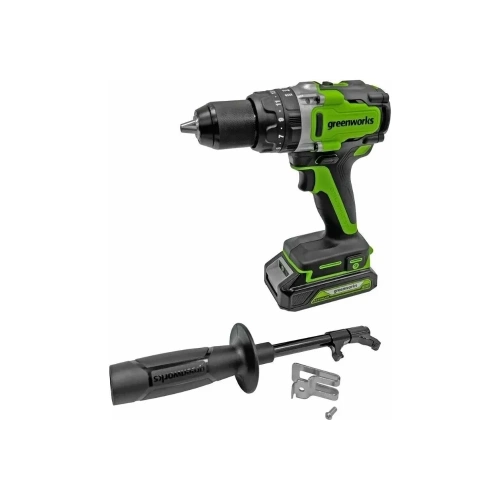 Дрель-шуруповерт ударная аккумуляторная GreenWorks Арт., 24V, 140 Нм, бесщеточная, без АКБ и ЗУ 3707607 фото 3