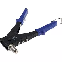 Заклепочник ТУНДРА 250 мм, поворотный 0-90, заклепки 2.4 - 3.2 - 4 - 4.8 мм 1550260