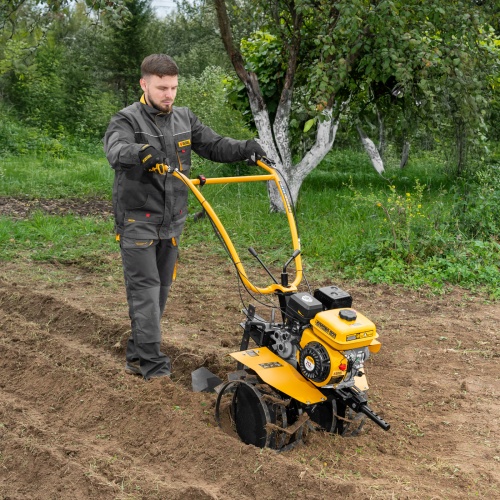 Мотоблок DPT-270S, 7 л.с., ремен.сцеп, фрез 3х4, ШОМ, передачи 2В/1Н Denzel фото 34