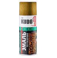 Эмаль аэрозольная молотковая по ржавчине Kudo KU-3006 бронзовая 520 мл