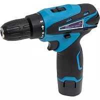 Аккумуляторная дрель-шуруповерт AktiTool cd12g set 12 В, 2 li-ion, 1500 mah, кейс, гибкий удл. 101203