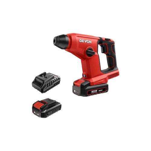 Аккумуляторный перфоратор DEVON 2 АКБ 4 Ач, ЗУ, сумка, 5403-Li-20-SET фото 4 Аккумуляторный перфоратор DEVON 2 АКБ 4 Ач, ЗУ, сумка, 5403-Li-20-SET фото 4