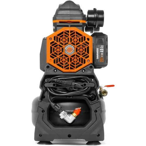 Поршневой аккумуляторный компрессор DAEWOO 21в/220в DAC 90S Li SET фото 3 Поршневой аккумуляторный компрессор DAEWOO 21в/220в DAC 90S Li SET фото 3