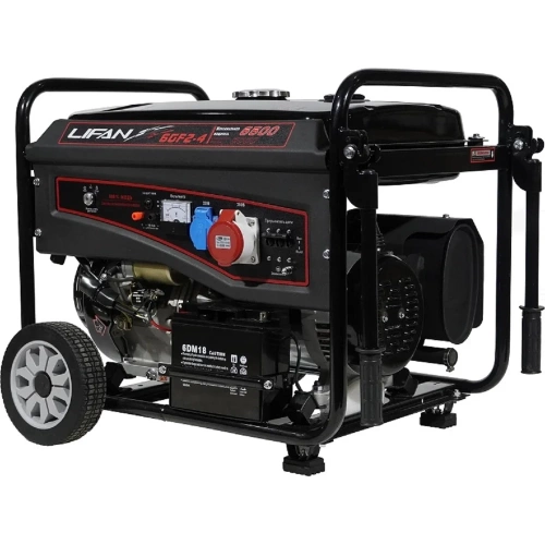 Бензиновый генератор LIFAN 7000E3 (6GF2-4) 220/380В, 6/6,5 кВт, 15 л.с. 00-00000119 Бензиновый генератор LIFAN 7000E3 (6GF2-4) 220/380В, 6/6,5 кВт, 15 л.с. 00-00000119