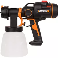 Аккумуляторный бесщеточный краскопульт WORX 20 В, без АКБ и ЗУ WX020.9