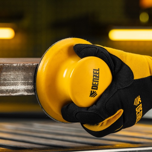 Брусок для шлифования, круглый, 125 мм, с "липучкой"// Denzel фото 12