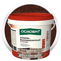 Затирка цементная для широких швов Основит Плитсэйв XC35 H медная 5 кг