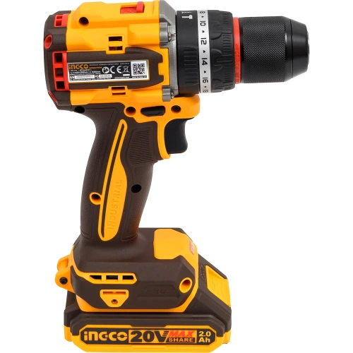 Аккумуляторный ударный шуруповерт INGCO 20B BL 86Hm 2хАКБ и ЗУ кейс INDUSTRIAL CIDLI20868 фото 4 Аккумуляторный ударный шуруповерт INGCO 20B BL 86Hm 2хАКБ и ЗУ кейс INDUSTRIAL CIDLI20868 фото 4