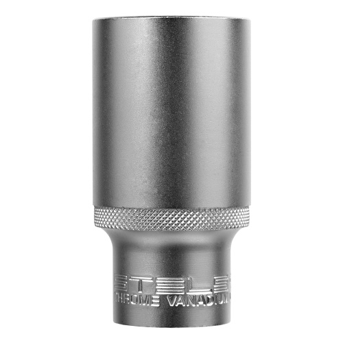 Головка торцевая удлиненная, 32 мм, шестигранная, CrV, под квадрат 1/2 Stels фото 3