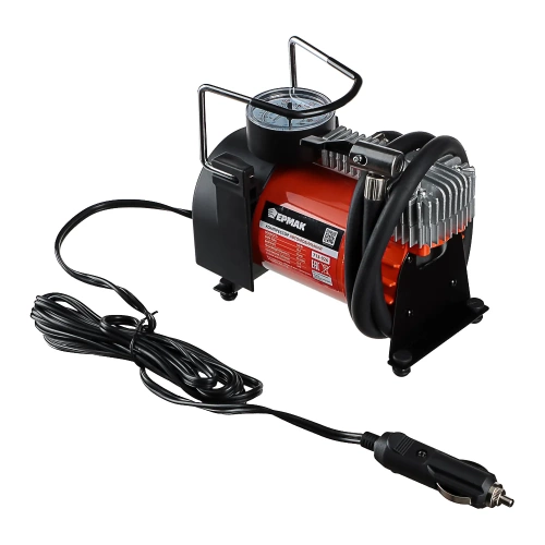 Автомобильный компрессор ЕРМАК штекер прикур., в сумке, 12V, 140W, 35 л/мин, металл 713-026 фото 3