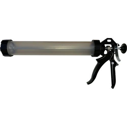 Пистолет механический Tools Brother для герметика в картриджах и тубах 600 мл., прозрачный корпус BC-1307-РТ Пистолет механический Tools Brother для герметика в картриджах и тубах 600 мл., прозрачный корпус BC-1307-РТ