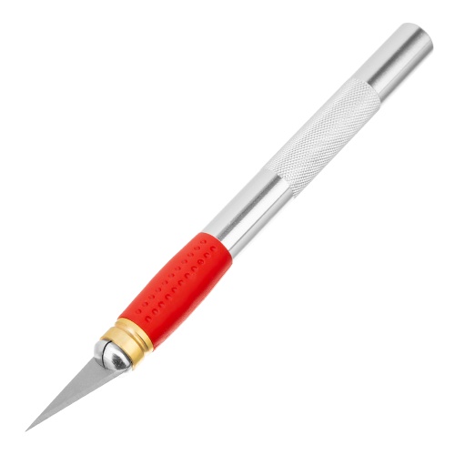 Нож для дизайнерских работ, двухкомпонентная рукоятка, 5 запасных лезвий Matrix Нож для дизайнерских работ, двухкомпонентная рукоятка, 5 запасных лезвий Matrix