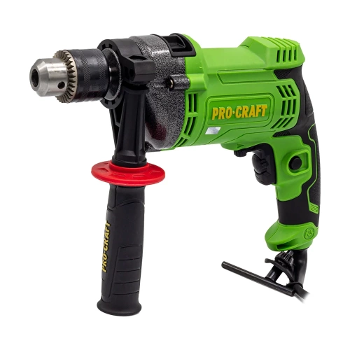 Дрель электрическая ударная PROCRAFT 1350Вт, 0-2950 об/мин, 0-47200 уд/мин PS1350 фото 10
